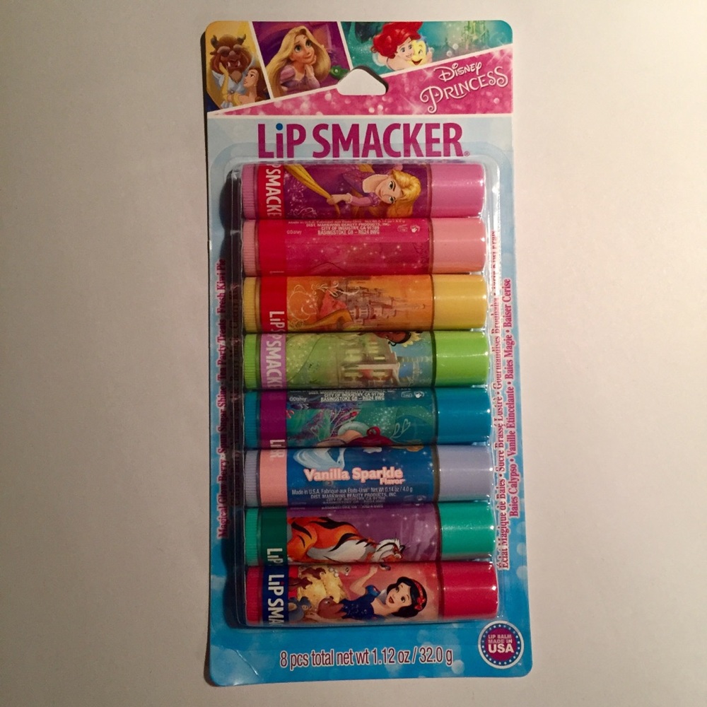 NEW! Disney Princess Lip Smacker Set